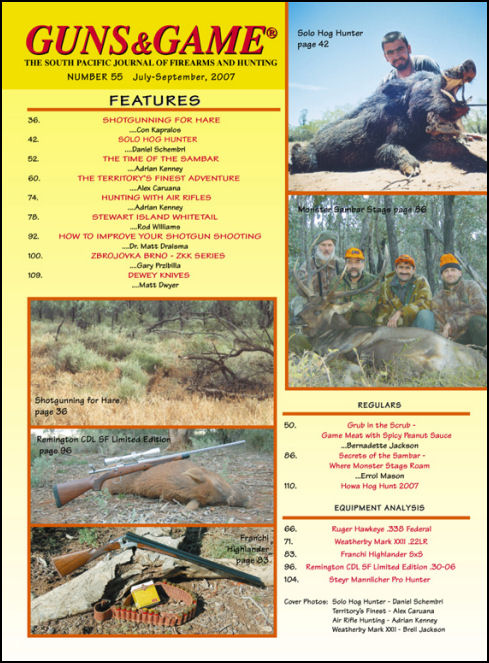 July-September 2007, Issue 55 - Order this back issue from the Back Issues page !!