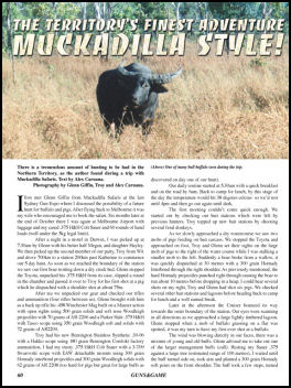 The Territory�s Finest Adventure  - page 60 Issue 55 (click the pic for an enlarged view)