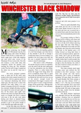 Winchester Mod 94 Black Shadow - page 56 Issue 32 (click the pic for an enlarged view)