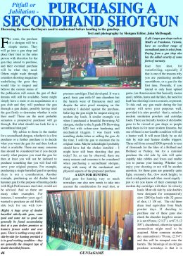 Purchasing a Secondhand Shotgun - page 46 Issue 32 (click the pic for an enlarged view)