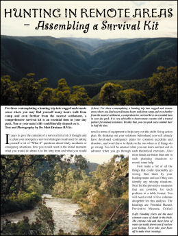 Assembling a Survival Kit - page 64 Issue 48 (click the pic for an enlarged view)